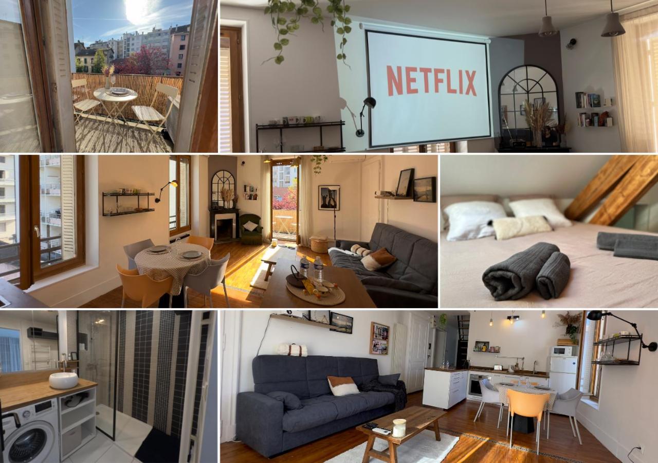 Duplex Loft - Central & Home Cinema Annecy Bagian luar foto